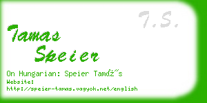 tamas speier business card